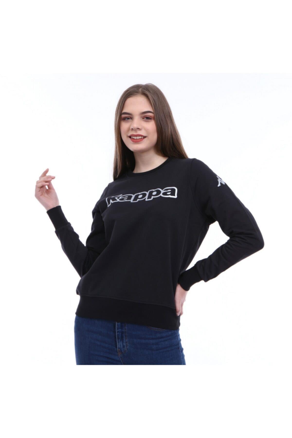 Kappa Kadın Siyah Dıano Sweatshirt
