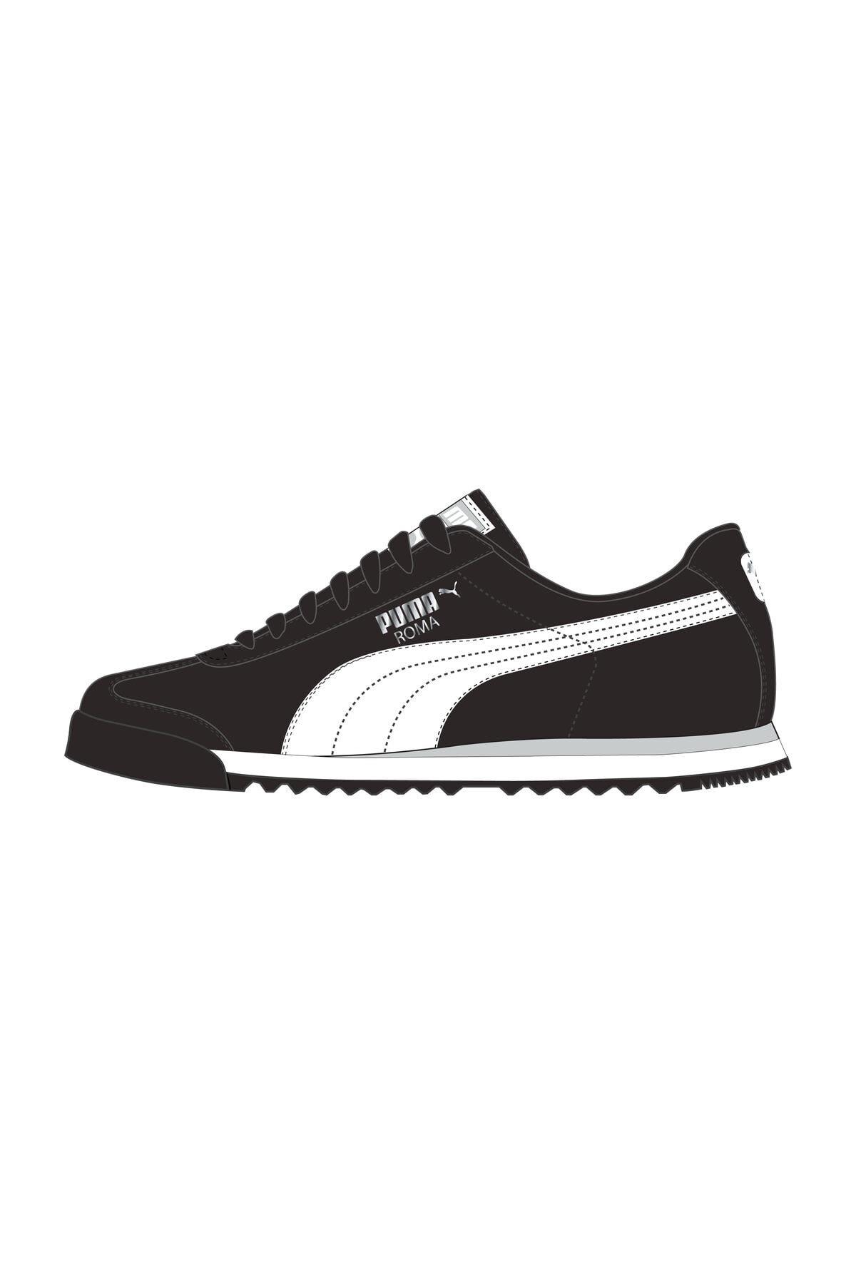 Puma Erkek Siyah Roma Basıc Sneaker 