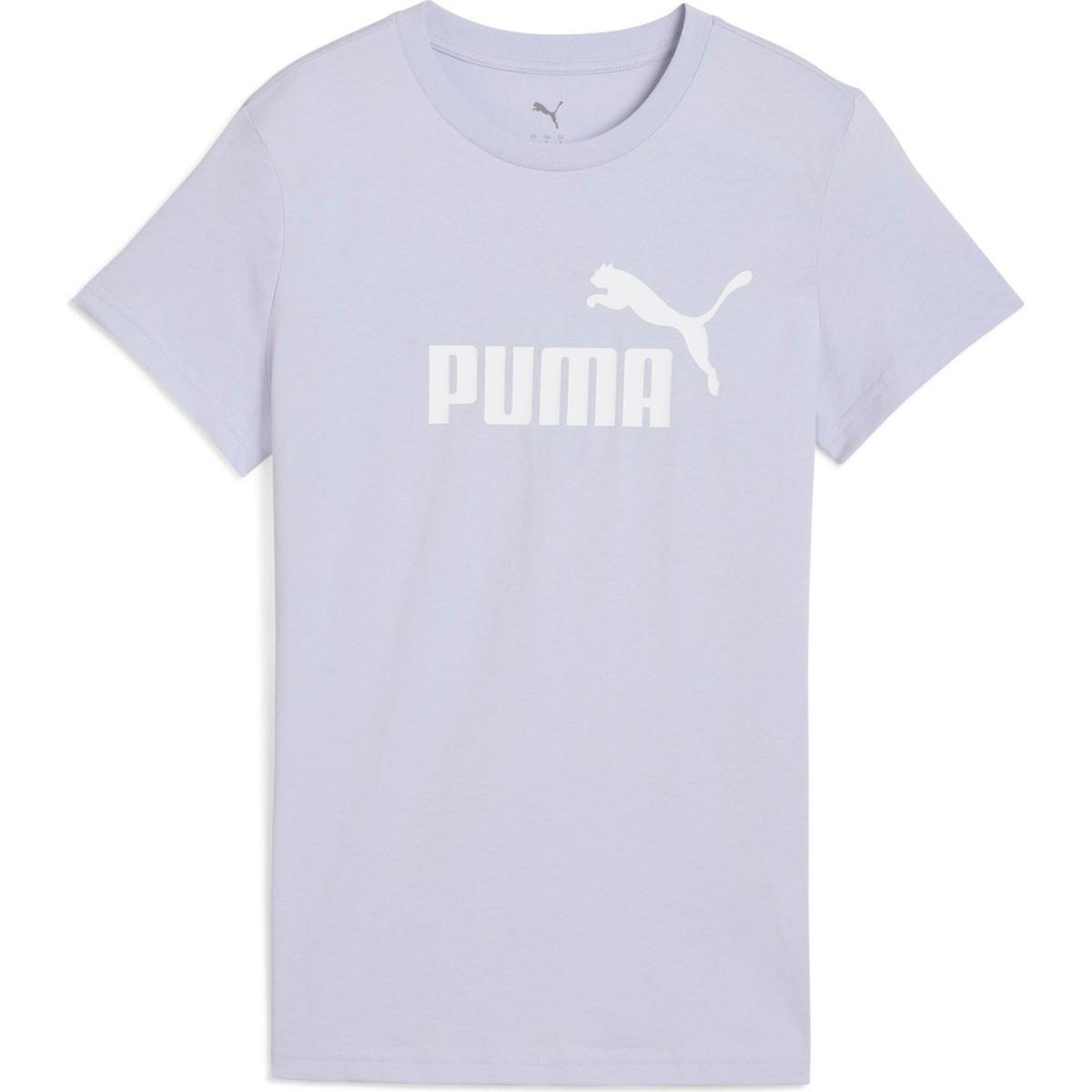 Puma Ess No. 1 Logo Tee (S) Coo Kadın Açık Mavi Tişört 