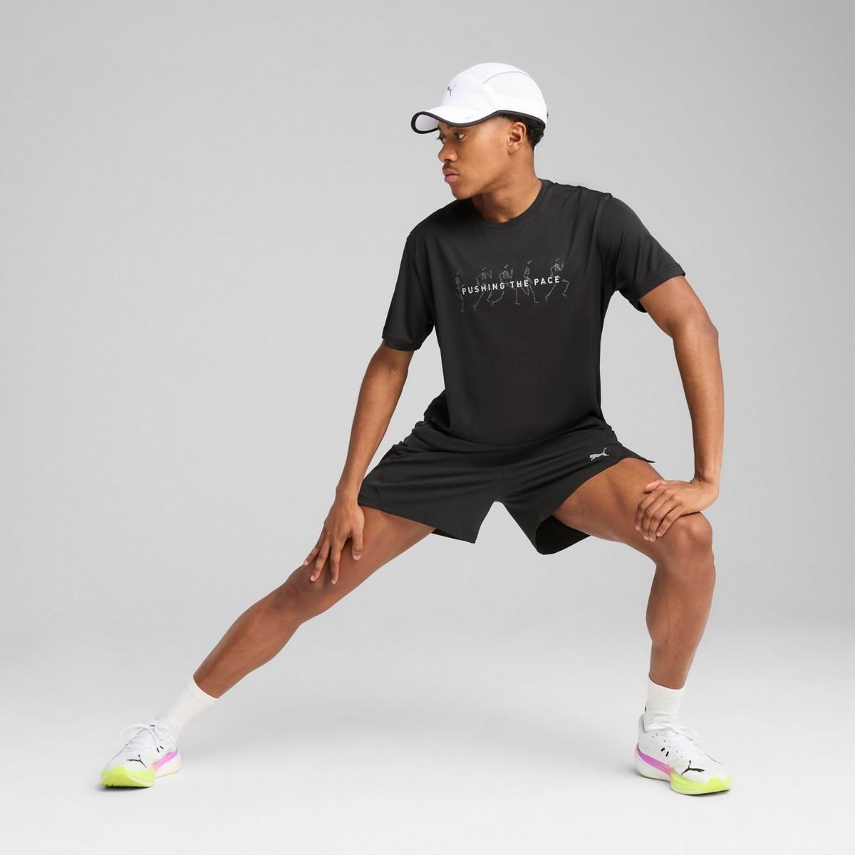 Puma GRAPHICS RUNNING ILLUSTRATIO Erkek Spor T-shirt