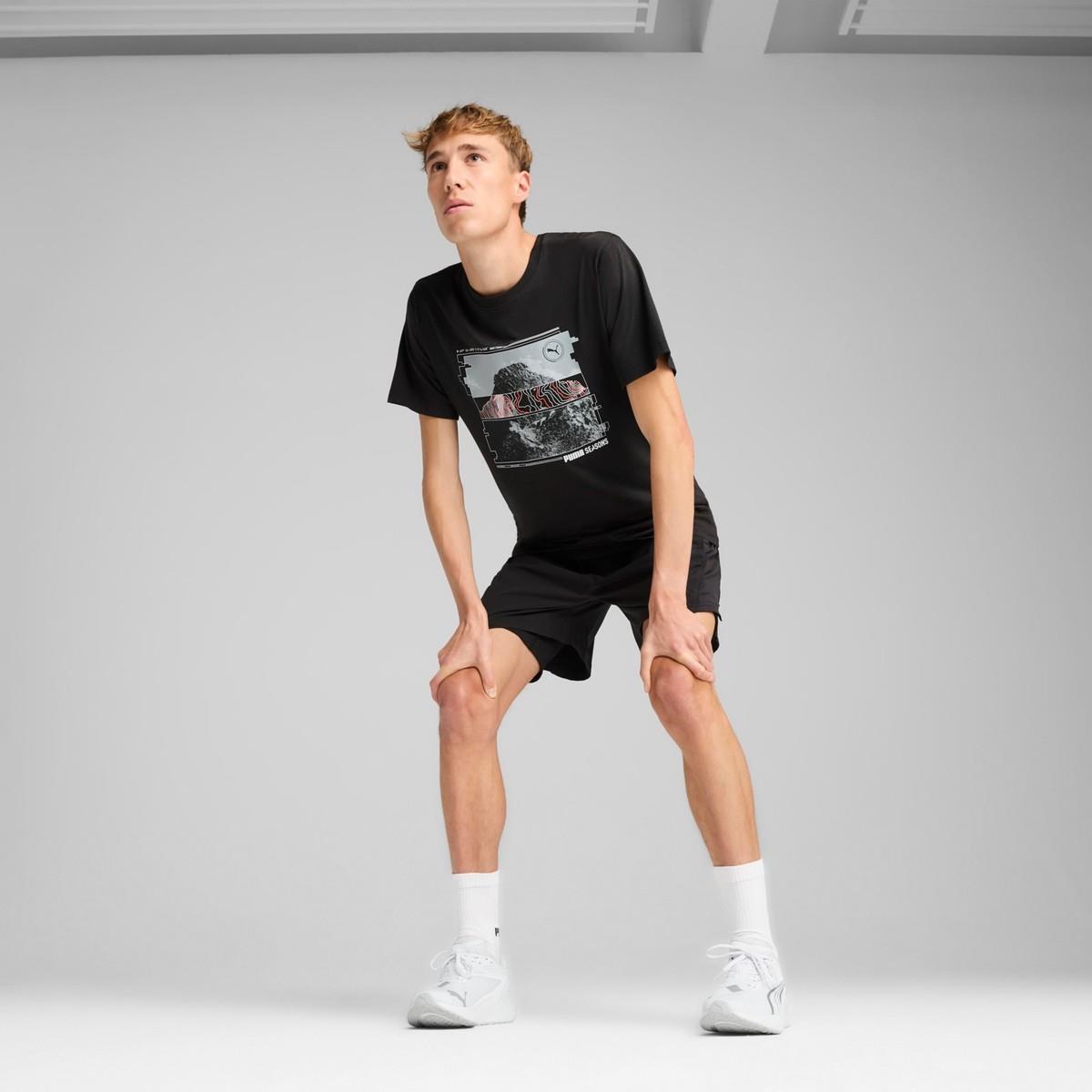 Puma GRAPHICS SEASONS UNISEX TEE Spor T-shirt