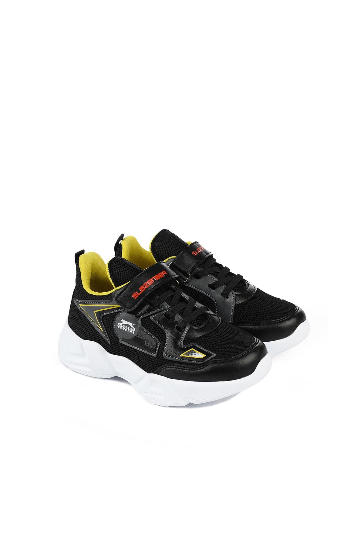 Slazenger Katja Sneaker Erkek Çocuk Ayakkabı Siyah / Sarı