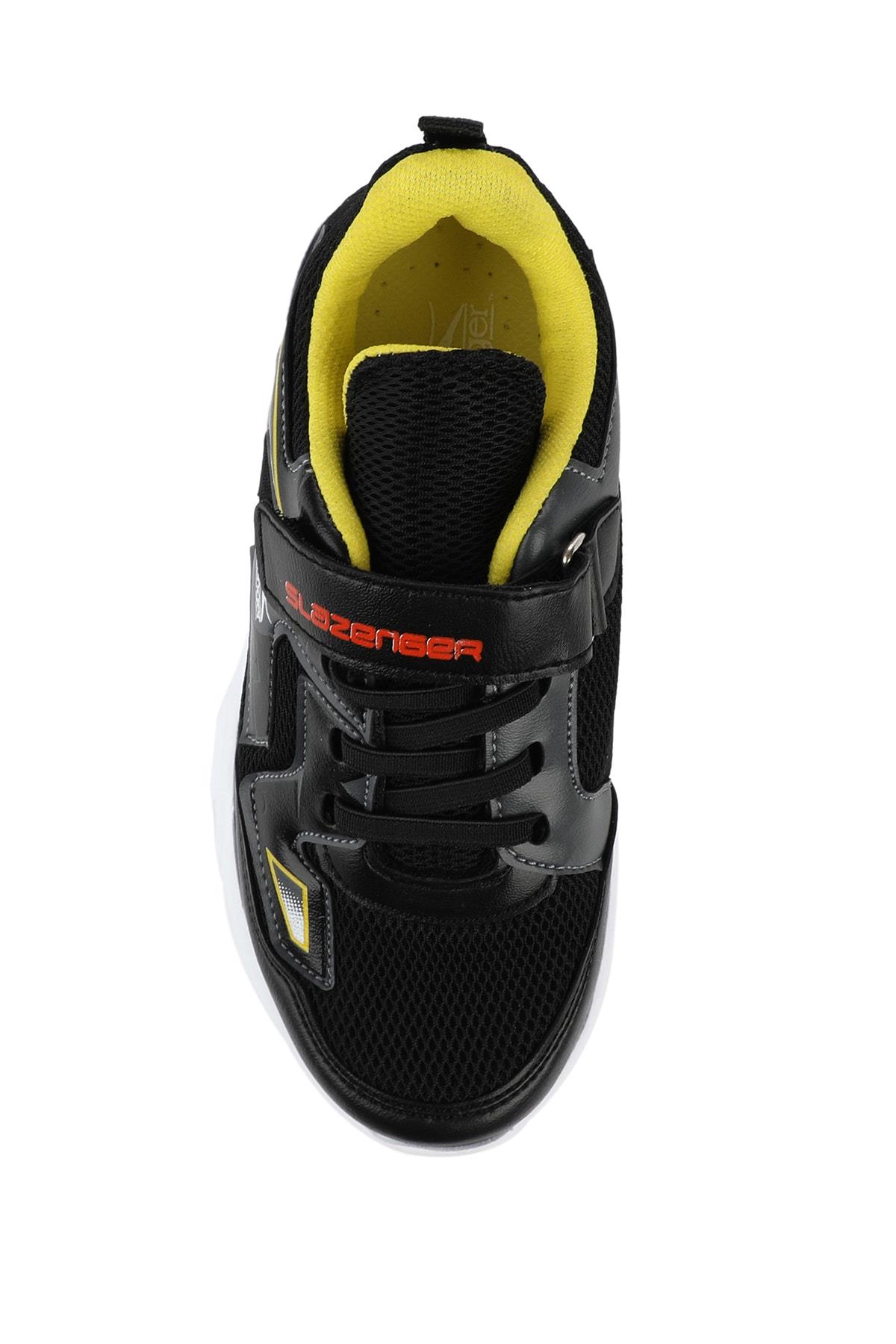 Slazenger Katja Sneaker Erkek Çocuk Ayakkabı Siyah / Sarı