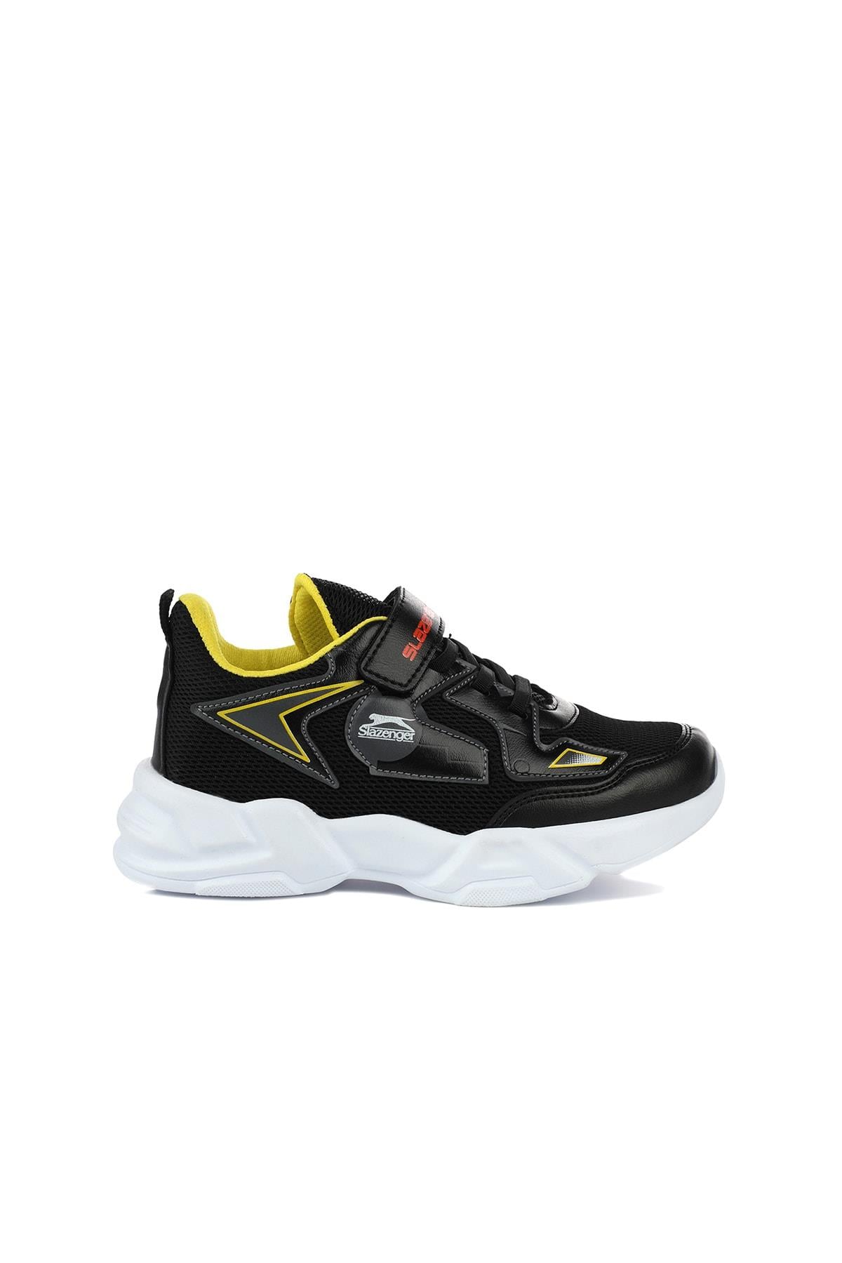 Slazenger Katja Sneaker Erkek Çocuk Ayakkabı Siyah / Sarı