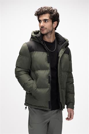  Bad Bear Cup Puffer Coat Erkek Thyme Mont 
