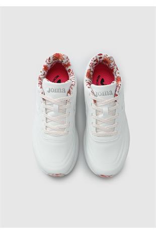  JOMA BREE LADY 2402 WHITE Kadın Spor Ayakkabı 