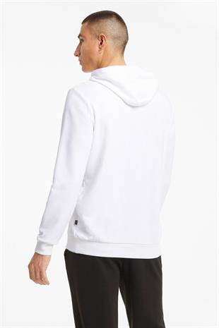  PUMA Ess Big Logo Hoodie Erkek Beyaz Günlük Stil Sweatshirt 58668802