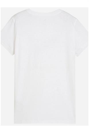  Puma Graphics Floral Cat Logo Beyaz Kadın Tişört 68508102