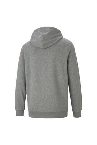 586688 Ess Big Logo Hoodie Erkek Kapüşonlu Sweatshirt Gri