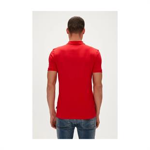 Bad Bear Cord Polo Parlak Kırmızı T-shirt 