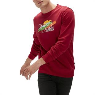 Bad Bear Crayon Crewneck Kırmızı Sweatshirt