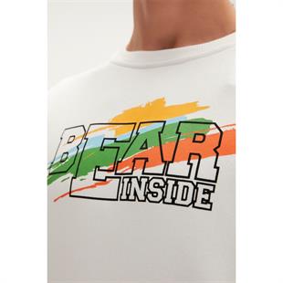 Bad Bear Crayon Crewneck Off-White Beyaz Erkek Sweatshirt