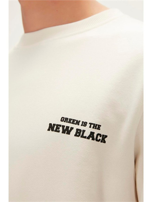 Bad Bear CRAYON CREWNECK OFF-WHITE Sweatshirt