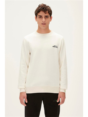 Bad Bear CRAYON CREWNECK OFF-WHITE Sweatshirt