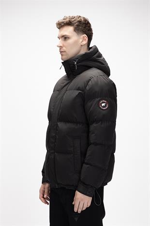 Bad Bear Cup Puffer Coat Erkek Siyah Mont 