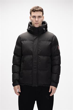 Bad Bear Cup Puffer Coat Erkek Siyah Mont 