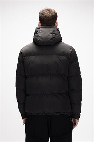 Bad Bear Cup Puffer Coat Erkek Siyah Mont 