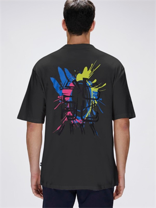 Bad Bear Doxa Siyah Erkek Oversize T-shirt