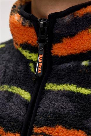Bad Bear Full-Zip Polar Sweatshirt Vernon Siyah