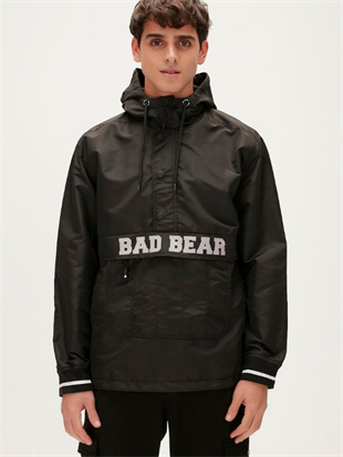 Bad Bear HURRICANE WINDBREAKER JACKET Siyah Rüzgarlık