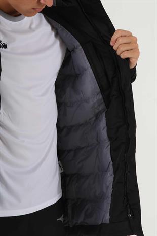 Diadora Forza Anorak Uzun Mont Siyah