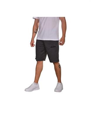 Diadora Mesa - Pamuklu Antrasit Spor Şort - Dıadoramesa