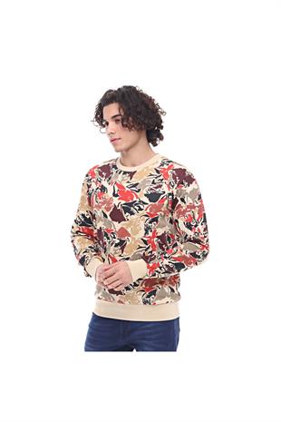 Erkek Sweatshirt Fortuna Bej