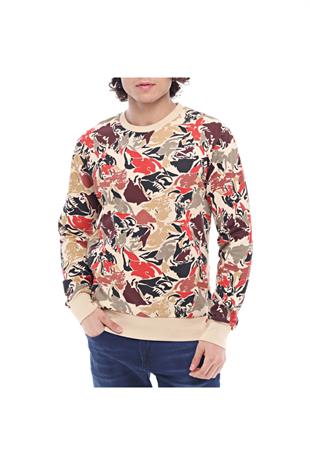 Erkek Sweatshirt Fortuna Bej