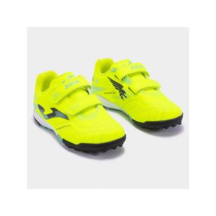 Joma POWERFUL JR 2411 LEMON FLUOR TURF Çocuk Halı Saha Ayakkabı