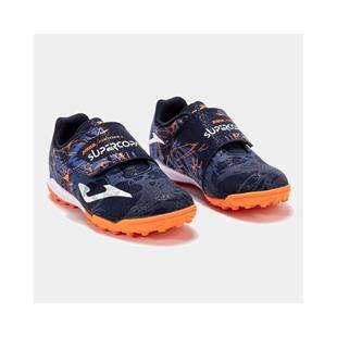 Joma SUPER COPA JR 2403 NAVY TURF Çocuk Halı Saha Ayakkabı