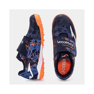 Joma SUPER COPA JR 2403 NAVY TURF Çocuk Halı Saha Ayakkabı