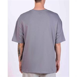 Kappa Authentic Taster Erkek Gri Regular Fit Tişört