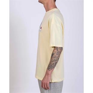 Kappa Authentic Taster Erkek Sarı Regular Fit Tişört