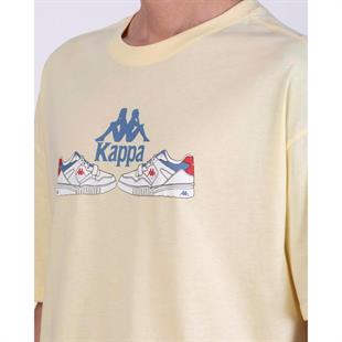 Kappa Authentic Taster Erkek Sarı Regular Fit Tişört