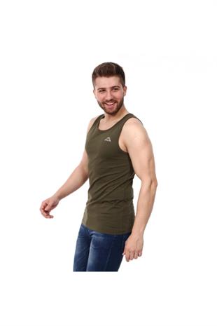 Kappa Erkek Kolsuz T-shirt Gatan Haki