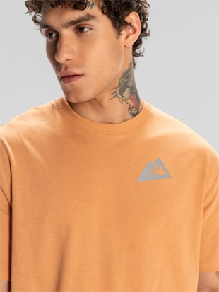 Kappa Frotis Erkek Camel Regular Fit Tişört