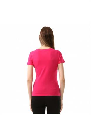 Kappa Kadın Basic T-shirt Elvo Fuşya