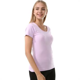 Kappa Kadın Basic T-Shirt Elvo Lila