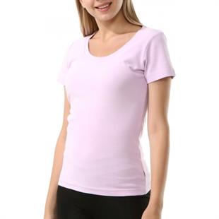 Kappa Kadın Basic T-Shirt Elvo Lila