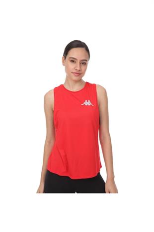 Kappa Kadın  Kırmızı Kolsuz T-Shirt