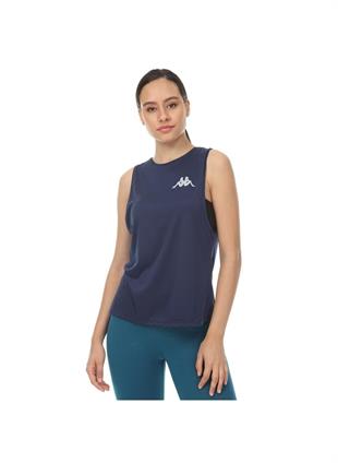 Kappa Kadın Lacivert Kolsuz T-shirt