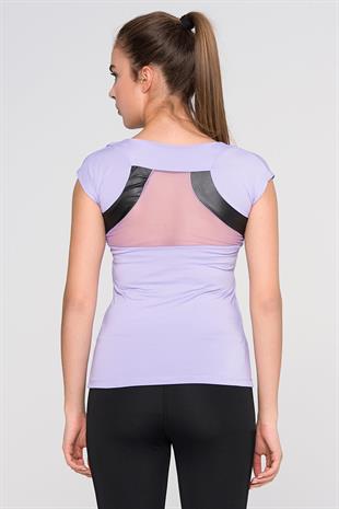 Kappa Kadın Lila T-shirt 303ITF0 