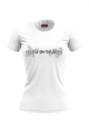 Kappa Kadın Mor Baskılı T-Shirt