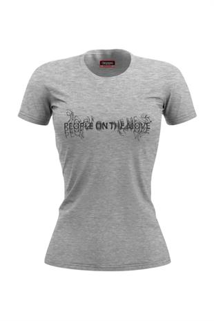 Kappa Kadın Mor Baskılı T-Shirt