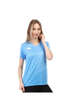 Kappa Kadın Poly T-shirt Abuw Mavi
