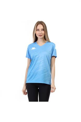 Kappa Kadın Poly T-shirt Abuw Mavi