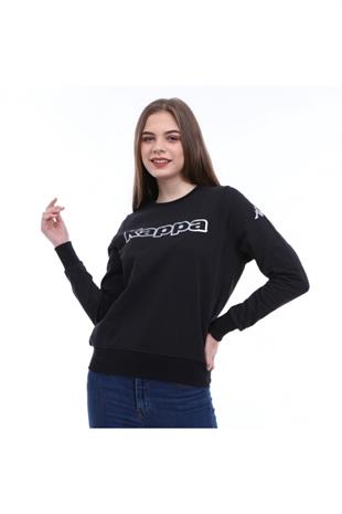 Kappa Kadın Siyah Dıano Sweatshirt