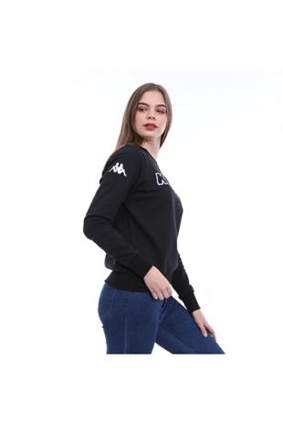 Kappa Kadın Siyah Dıano Sweatshirt