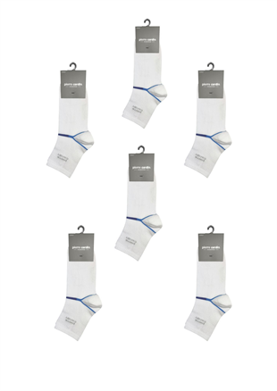 PİERRE CARDİN KISA KONÇ ÇORAP BEYAZ