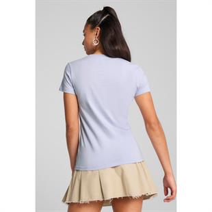 Puma Ess No. 1 Logo Tee (S) Coo Kadın Açık Mavi Tişört 